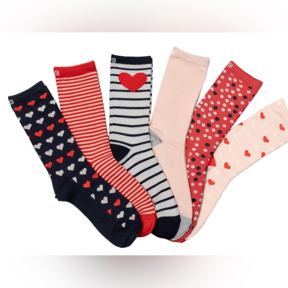 NWT Lug Trotter Socks Set (6 pairs - fits shoe size 4-10) - Picture 1 of 16